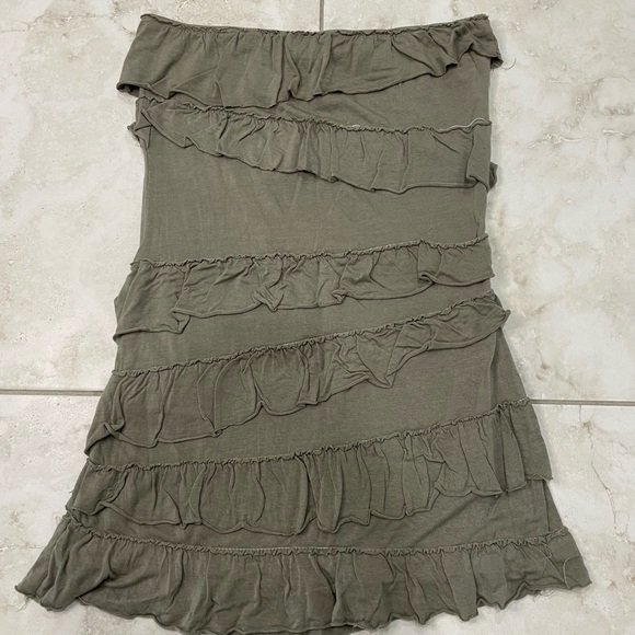 American Rag Ruffle Strapless Top - Picture 7 of 7